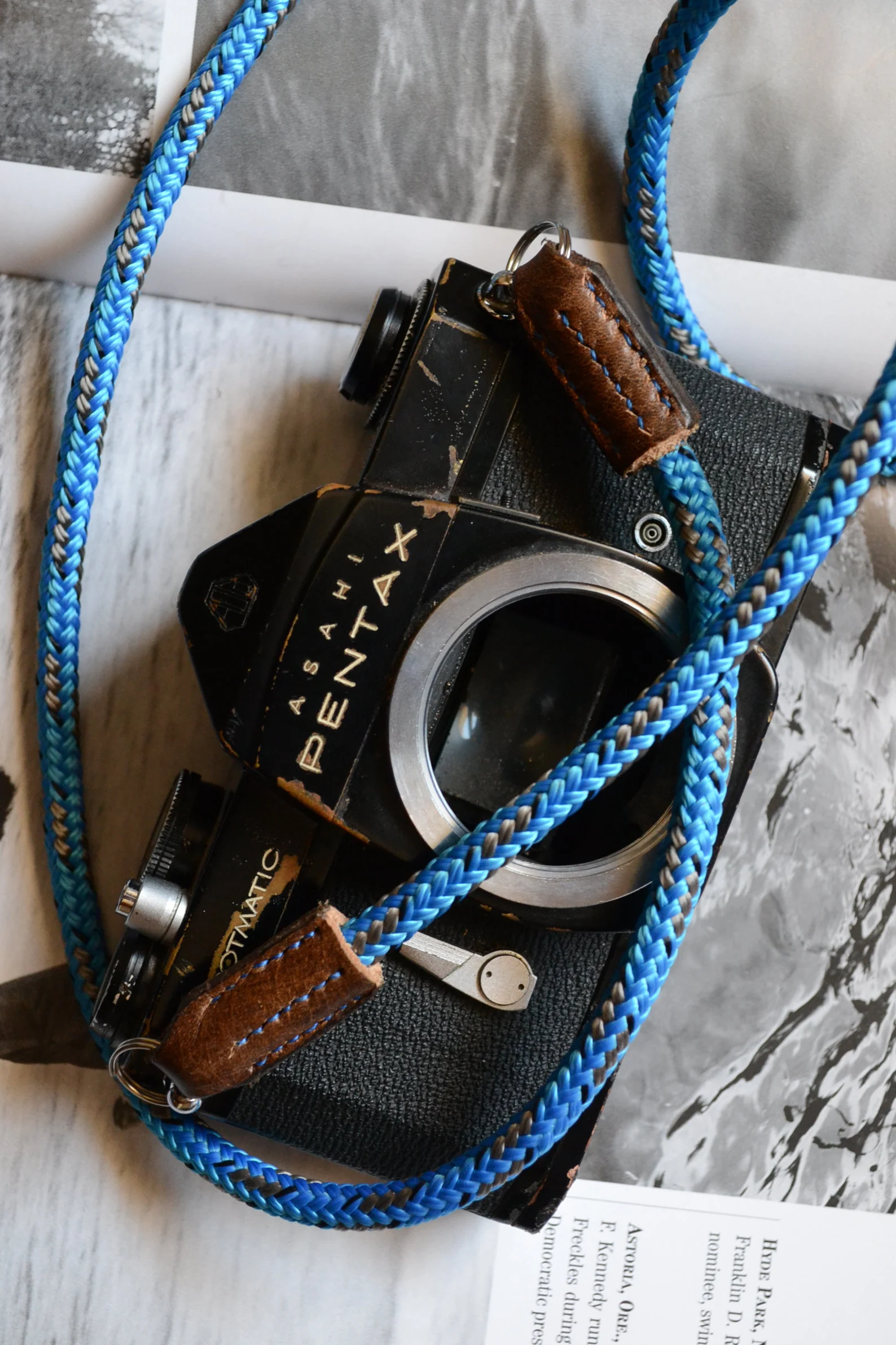 il_1588xN.3199489595_b1wo Rope and Leather Camera Strap - Image 1