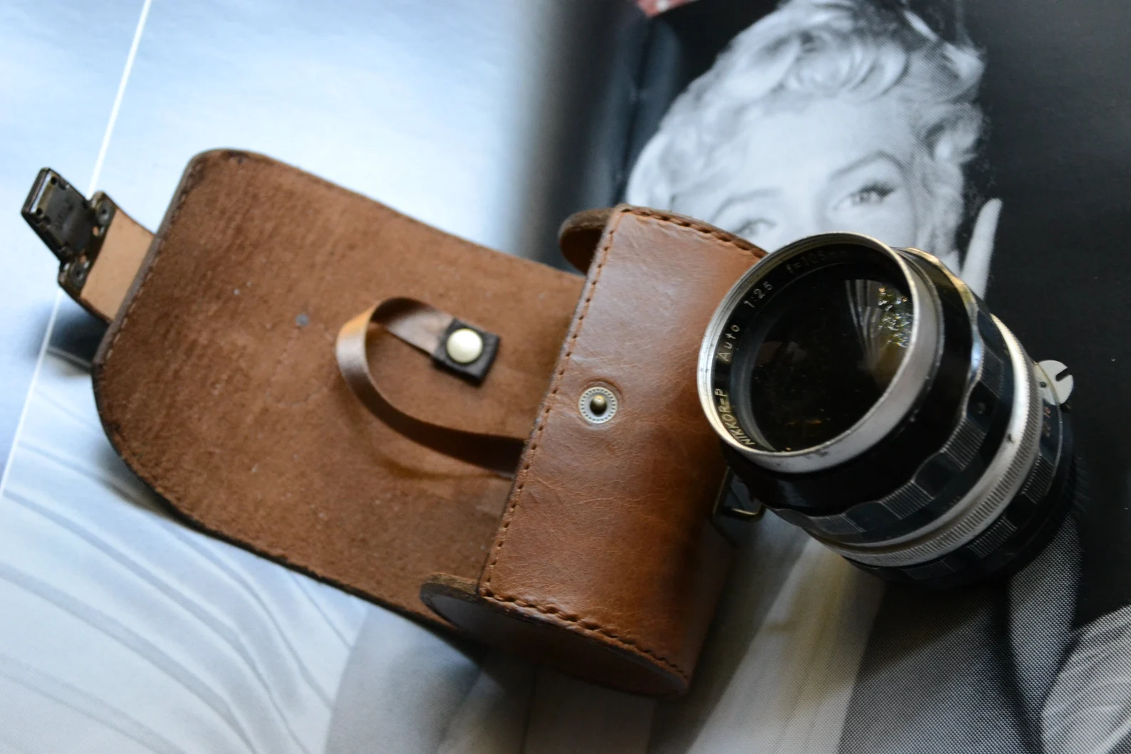 il_1588xN.5573889997_o69e Leather Case for Zoom Wide Telephoto Lens , Gift for Photographer - Image 1