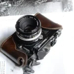 Leather Camera Case for Nikon Nikkormat camera