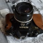 Leather Camera Case for Nikon EM or FG camera
